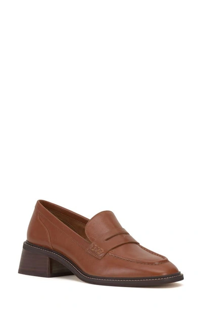 Vince Camuto Enachel Penny Loafer In Brown