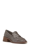 Vince Camuto Enachel Penny Loafer In Dark Taupe