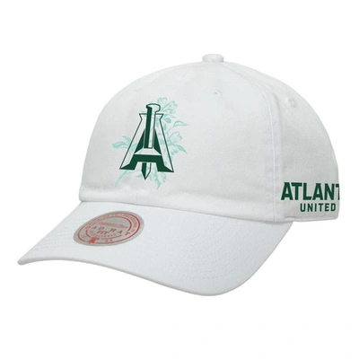 Mitchell & Ness Men's  White Atlanta United Fc Canopy Adjustable Dad Hat