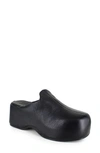 Zigi Kristen Platform Clog In Black Leather