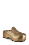 Zigi Kristen Platform Clog In Bronze Leather