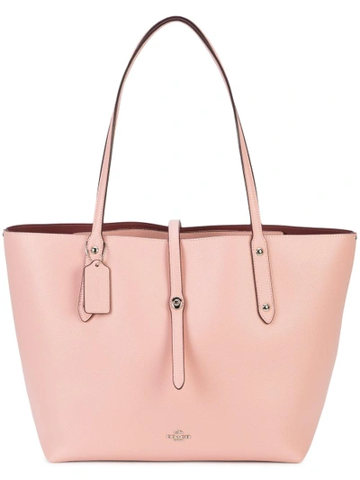 Coach Market Tote In Pink