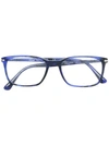 Persol Rectangular Shaped Glasses In Blue