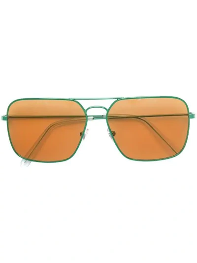 Gosha Rubchinskiy Retrospective Future Sunglasses - Green