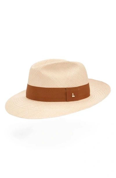 Lafayette 148 Icon Straw Panama Hat In Copper