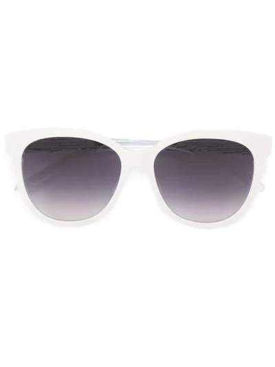 Hugo Boss Square Frame Sunglasses In Nude & Neutrals
