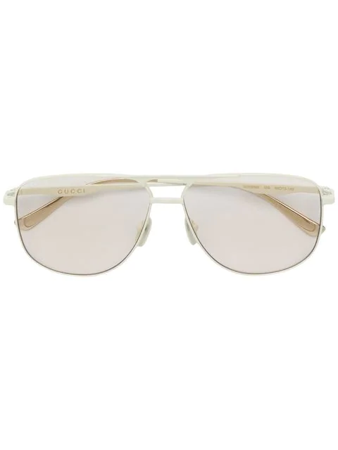 gucci sunglasses white frame