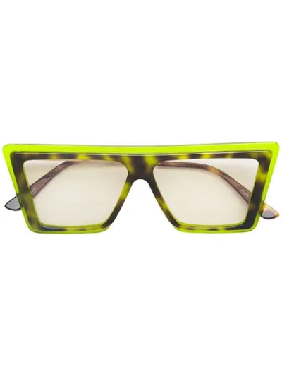 Christian Roth Eyewear Cekto Sunglasses - Neutrals