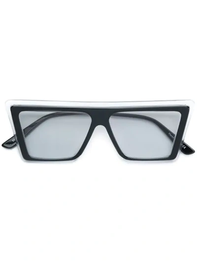 Christian Roth Cekto D-frame Sunglasses In Black