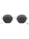 Eyepetizer Triomphe Sunglasses In Metallic