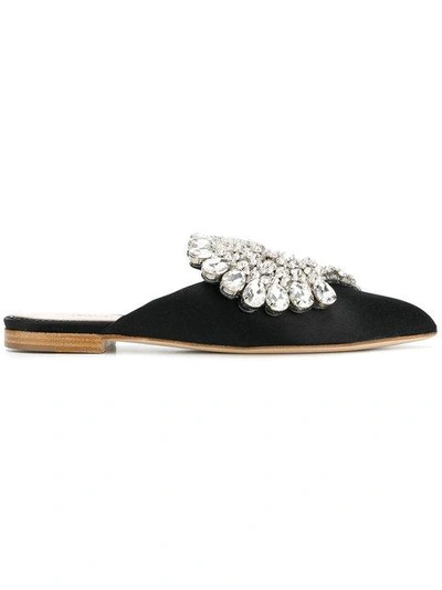 Paula Cademartori Embellished Mules