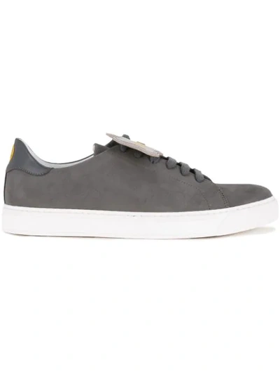 Anya Hindmarch Egg Tag Trainers In Grey