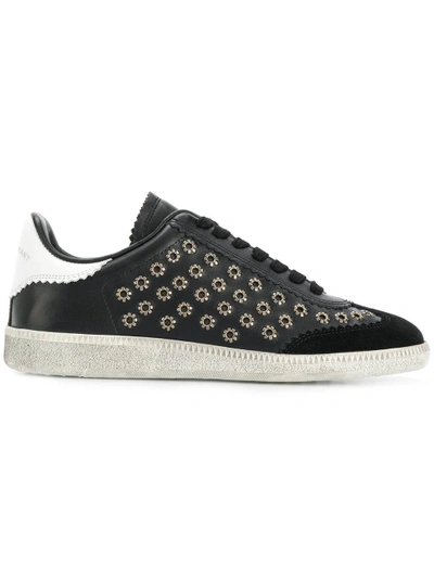 Isabel Marant Lace Up Sneakers In Black