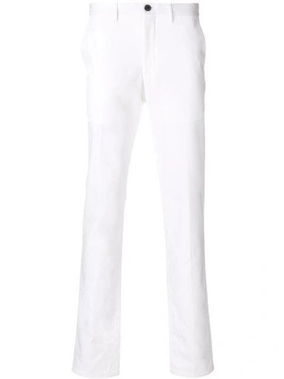 Larusmiani Straight-leg Trousers - White