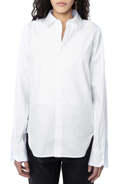 Zadig & Voltaire Organic Cotton Shirt In Judo