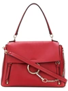 Chloé Faye Day Medium Bag In Red