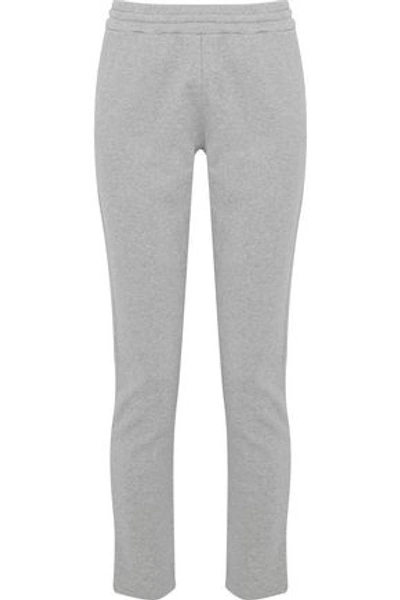 Alexander Wang T Cotton-jersey Track Pants In Gray