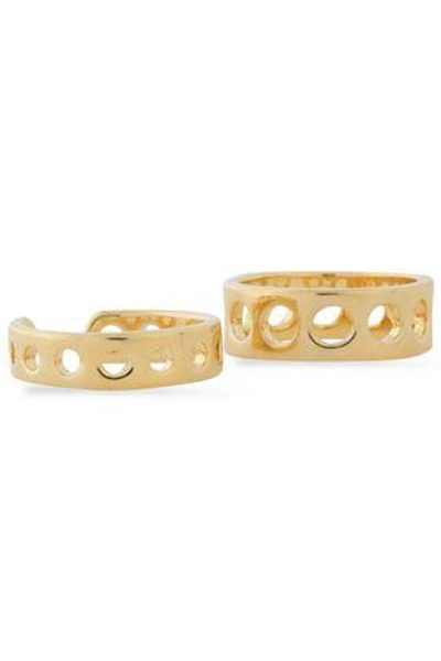 Arme De L'amour Woman Set Of Two Gold-tone Rings Gold