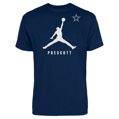 Jordan Brand Dak Prescott Navy Dallas Cowboys Graphic T-shirt