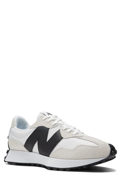 New Balance 327 Sneaker In White/black