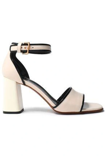Marni Leather Sandals In Ivory