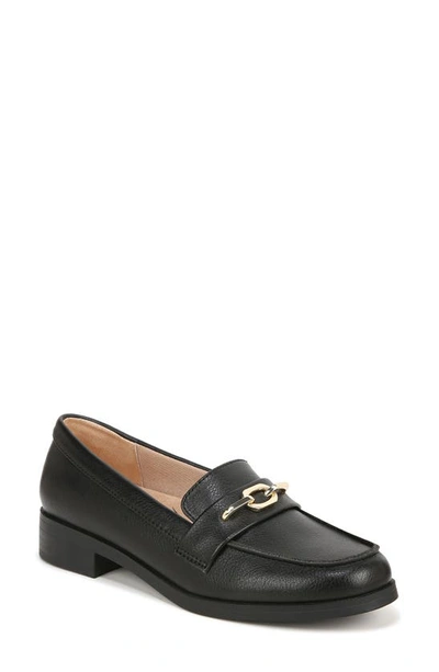 Lifestride Sonoma Loafer In Black Faux Leather