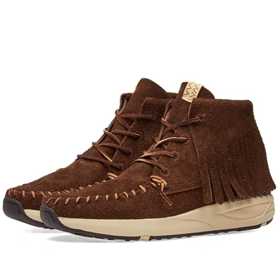 Visvim Yucca Moc Shaman Veggie Suede In Brown