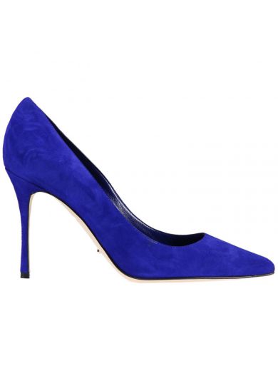 Sergio Rossi Heels Shoes Woman In Royal Blue | ModeSens