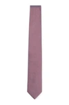 Hugo Boss Silk-blend Tie With Jacquard Pattern In Red