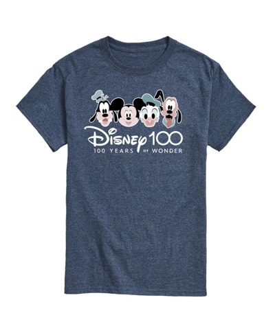 Airwaves Men's Disney 100th Anniversary Short Sleeve T-shirt In Blue