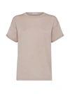 Brunello Cucinelli Cotton T-shirt In Beige