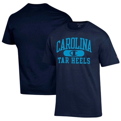 Champion Navy North Carolina Tar Heels Arch Pill T-shirt