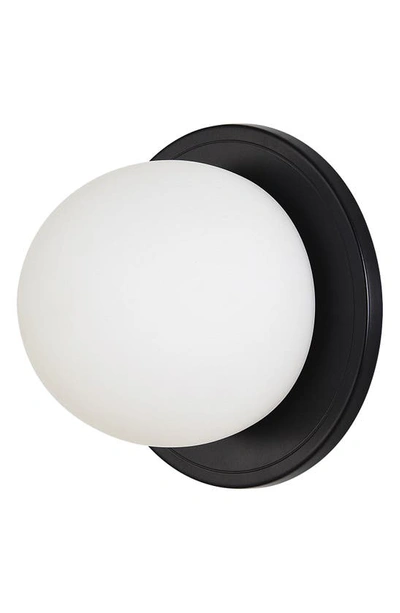 Renwil Round Wall Sconces In Sybil Matte Black
