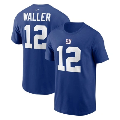 Nike Darren Waller Royal New York Giants Player Name & Number T-shirt