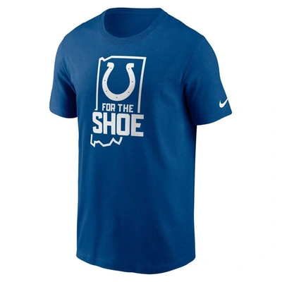 Nike Royal Indianapolis Colts Local Essential T-shirt In Blue