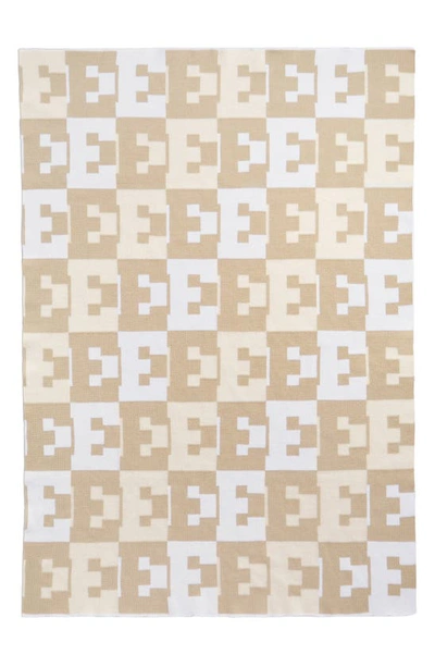 Baublebar On Repeat Personalized Blanket In Neutral-a