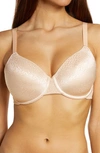 Wacoal Back Appeal Underwire T-shirt Bra In Almost Apricot