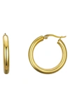 La Rocks 28mm Hoop Earrings In Gold