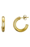 La Rocks 20mm Hoop Earrings In Gold
