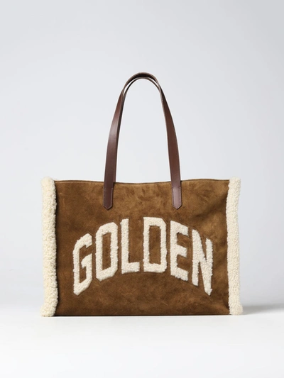 Golden Goose Bags Beige In Brown