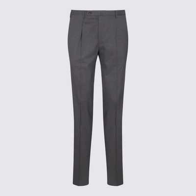 Incotex Grey Wool Pants