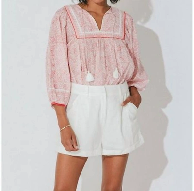 Cleobella Sashana Blouse In Pink