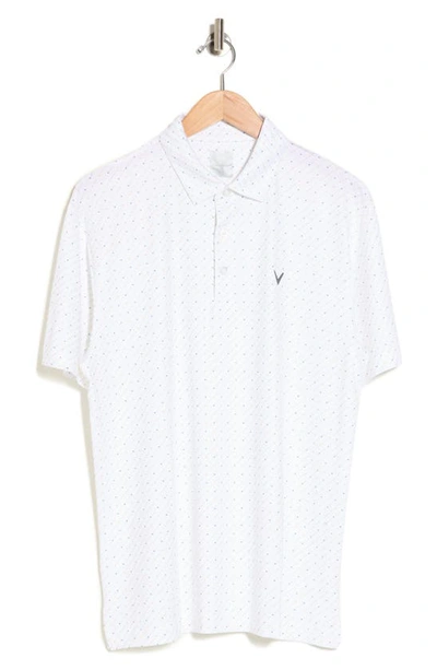 Callaway Golf Micro Golf Polo In Bright White
