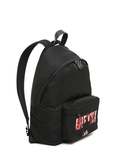 Givenchy Logo Star Backpack In Black