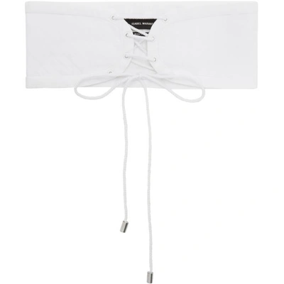 Isabel Marant White Zeonor Endless Summer Belt In 20wh White