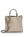 Marc Jacobs The Grind Mini Colorblock Leather Tote - Beige In Light Slate