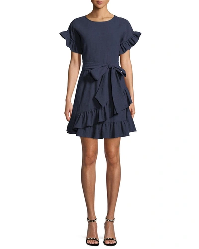 Michael kors true navy hot sale dress
