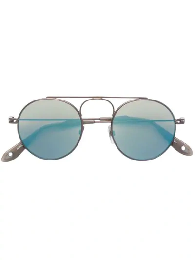 Givenchy Round Sunglasses In Metallic