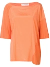 A.f.vandevorst Oversized Colour Block T In Yellow