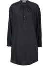 A.f.vandevorst Oversized Mandarin Collar Shirt In Black